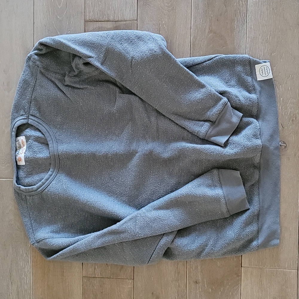 Mollusk Medium Gray Crewneck Sweatshirt